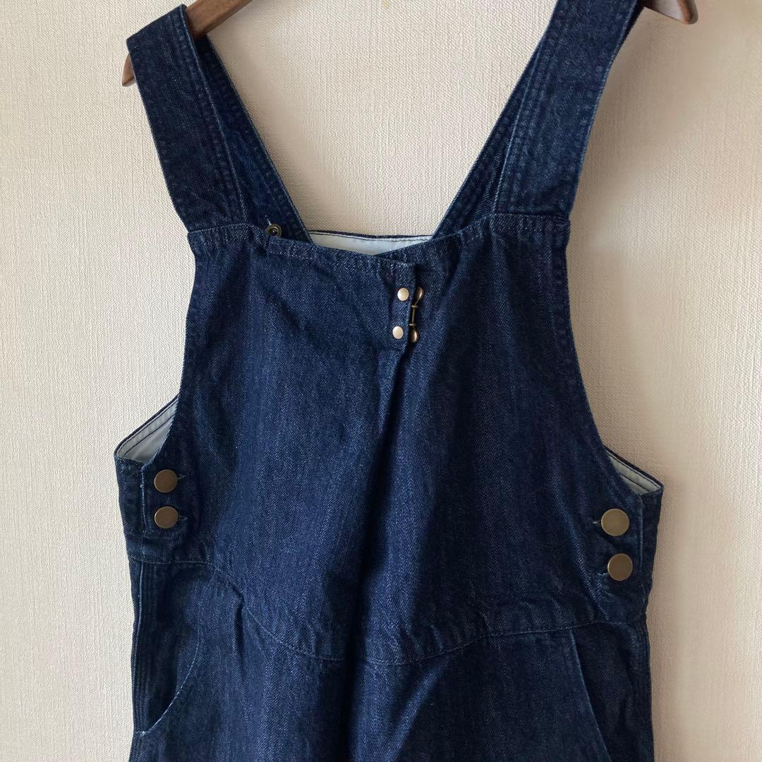 nest Robe ネストローブ デニムフロントホックサロペット＊
