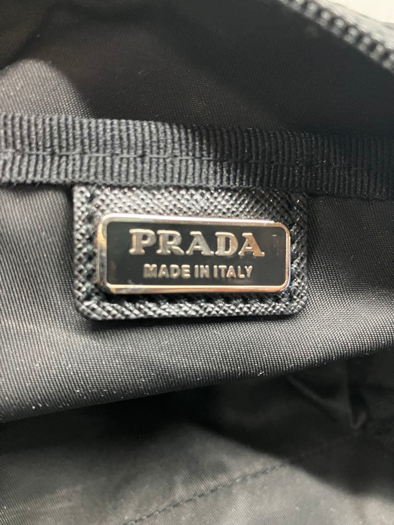 美品 PRADA MV28 プラダ セカンドバッグ サフィアーノ ナイロン