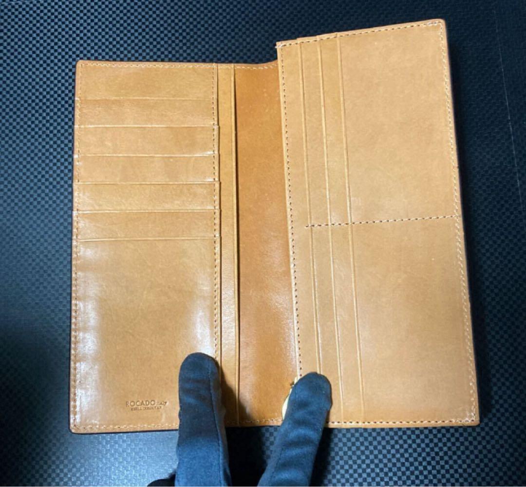 シェルコードバン ロカド 二つ折り 長財布 小銭入れ 馬革 ダークグリーン