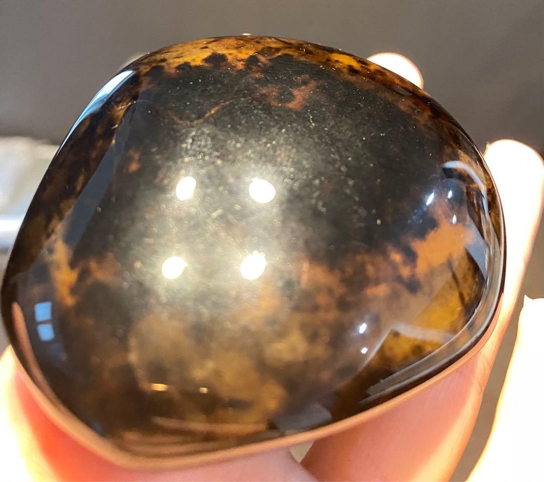 サードニクス　マダガスカル産 縞瑪瑙　天然　原石 うさぎ　縁起物 207g