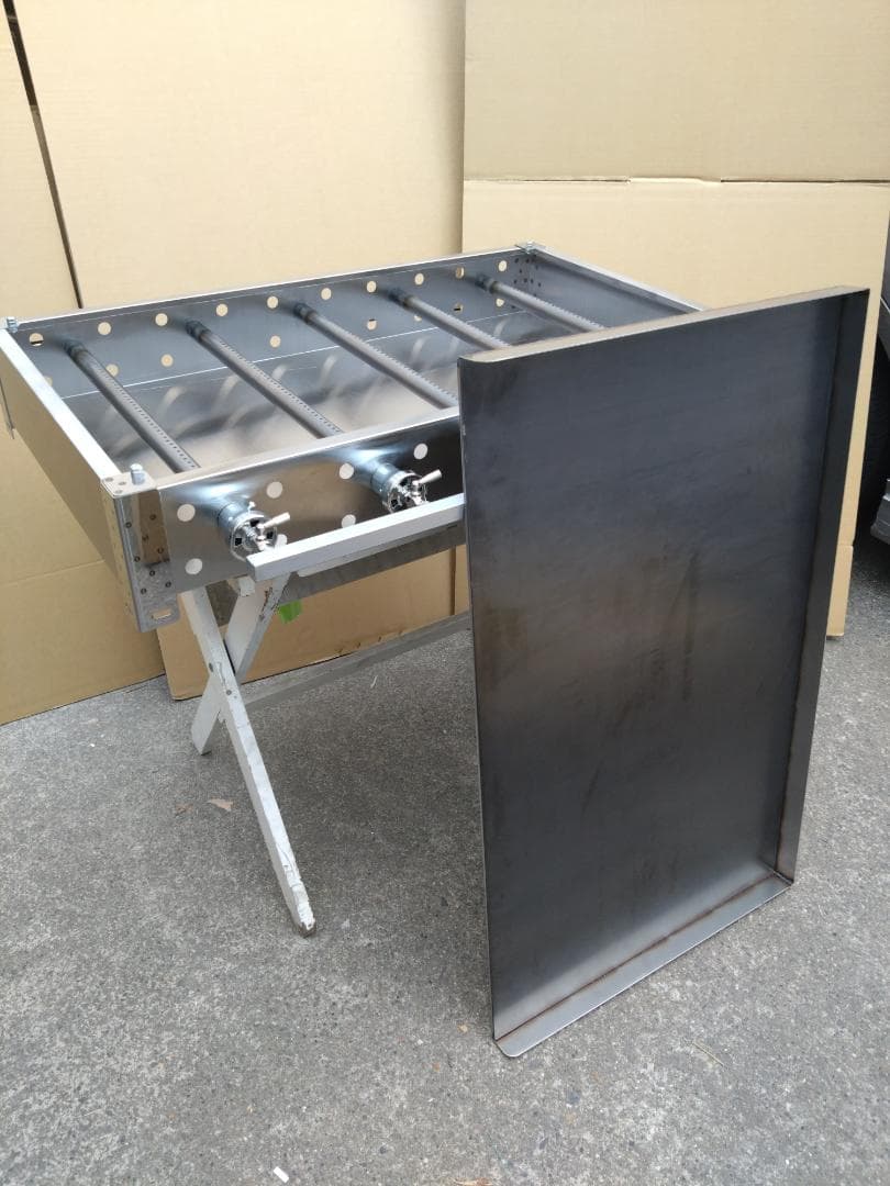 極厚９ミリ鉄板　大量調理　グリドル　９０×５５　グリラー　お好み焼き