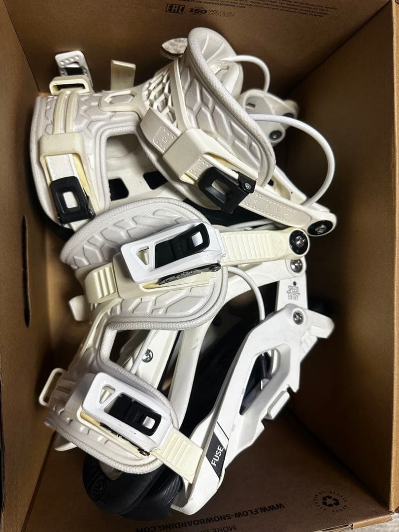 FLOW FUSE スノーボード ビンディング ホワイト