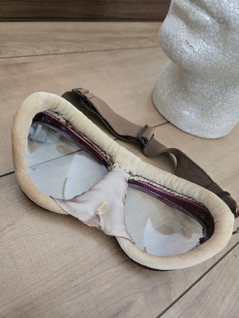 日本陸軍/海軍航空隊　鷲の目ゴーグル(戦後製造品)　山本製