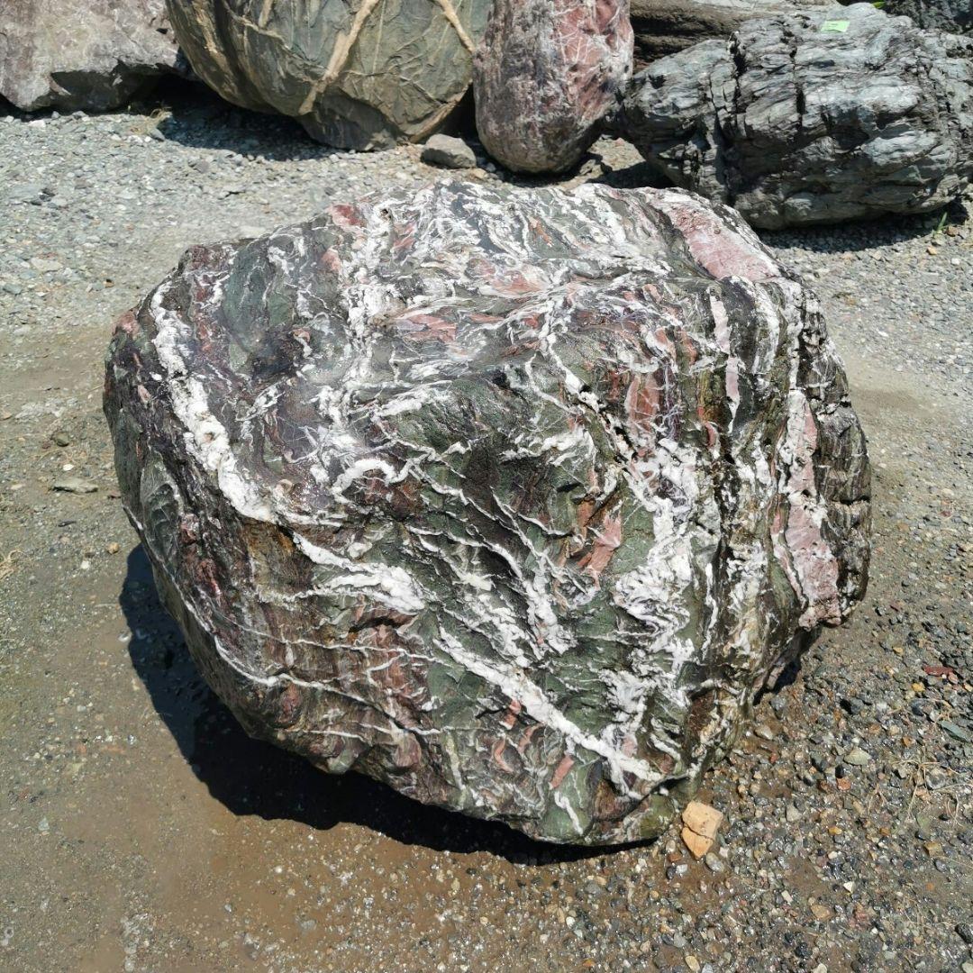 北海道産　三石　499キロ　庭石　鑑賞石 石　庭　坪庭　ガーデニング