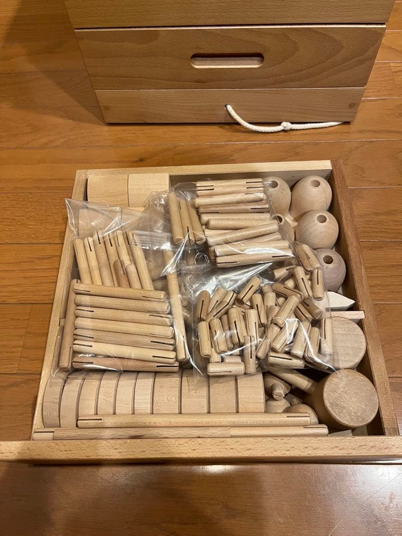 家庭保育園　ゲーテの組み木　 木製知育玩具