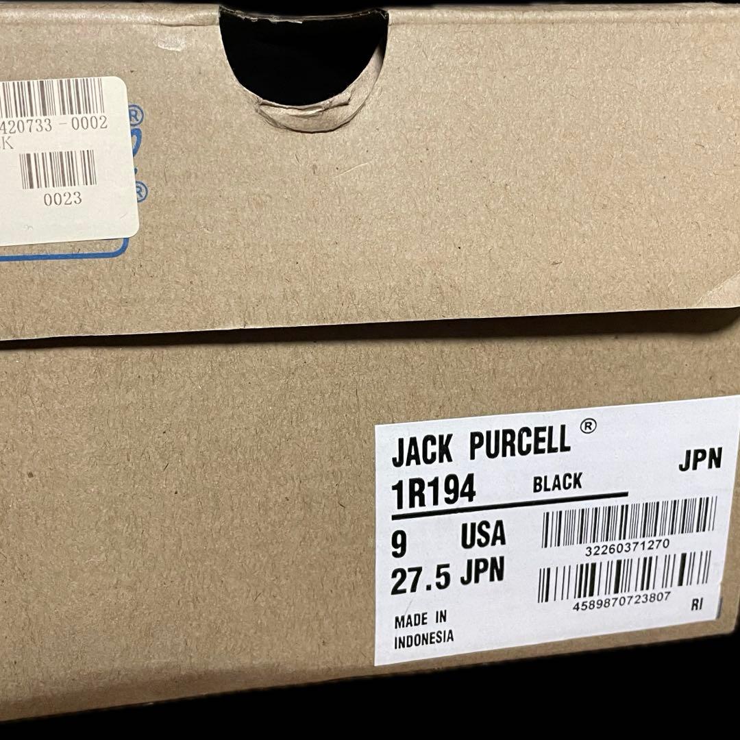 ジャックパーセル 1R194 コンバース ブラック jack purcell 黒