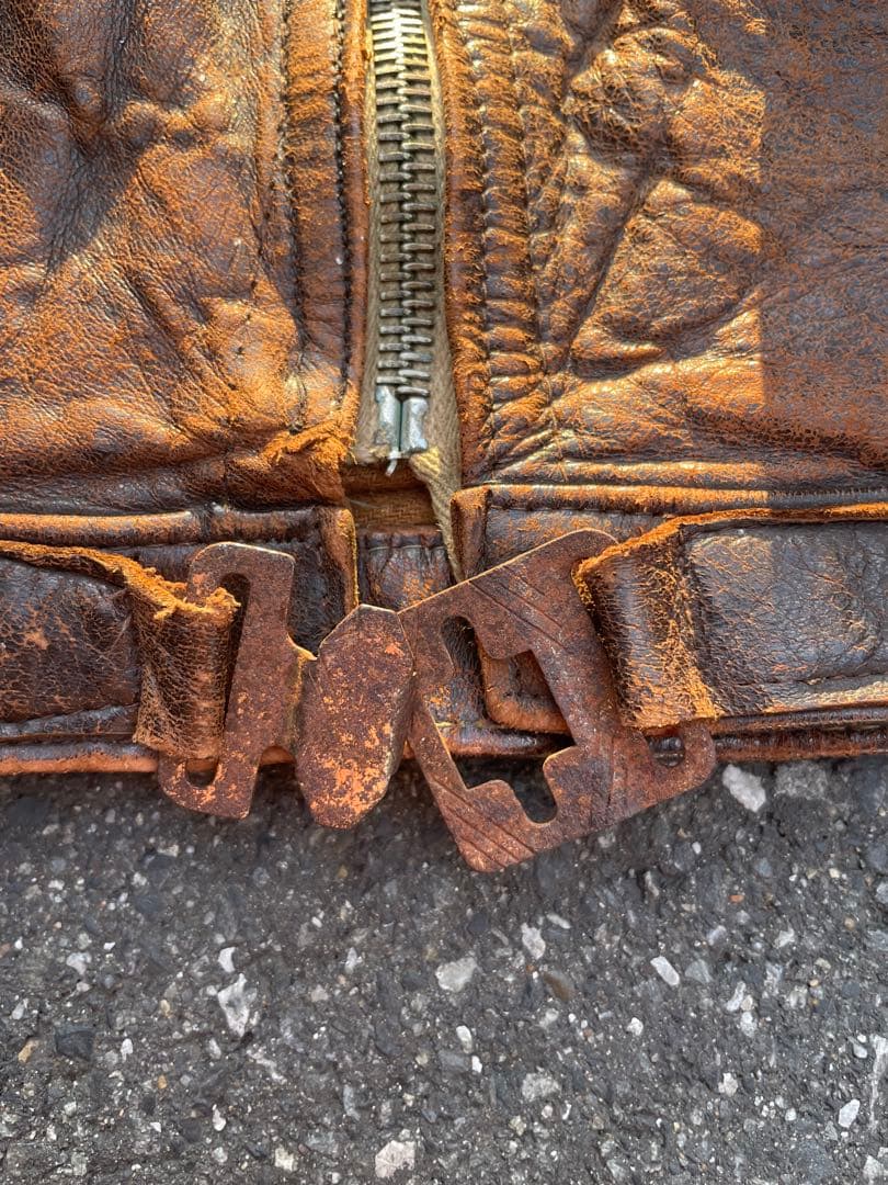 40s ハルトマン　ジャケット　レザー　ヴィンテージ　モーターサイクル　50s