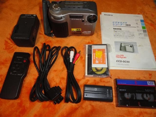 録・再・ダビングOK◆ソニー Hi８ビデオ SC５５ 動作良好