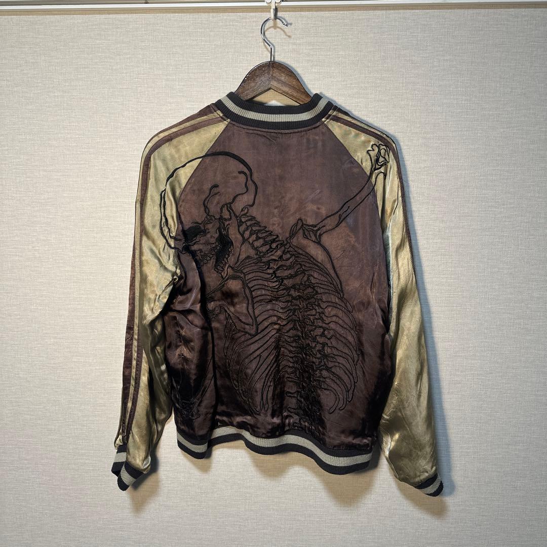 【はしい】花旅楽団　スカジャン　リバーシブル　y2k