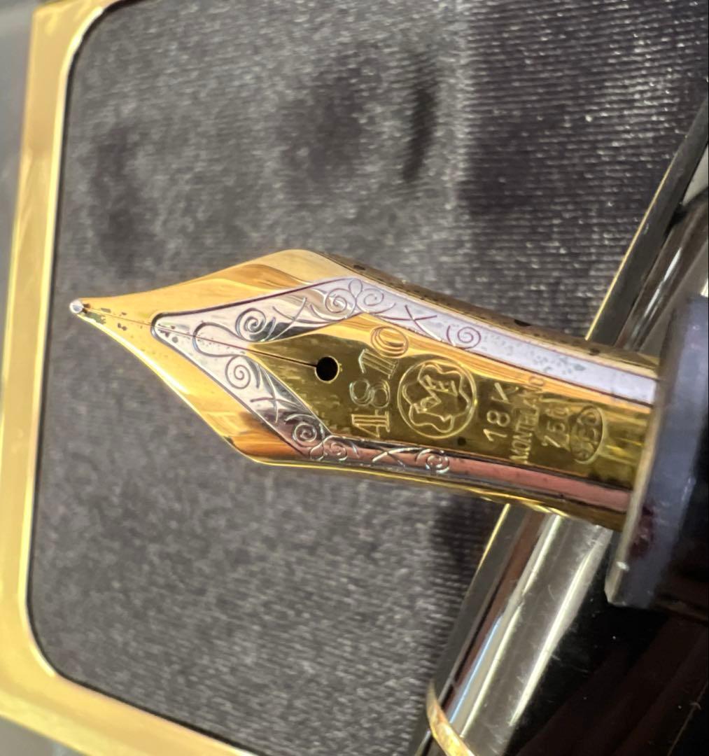 在庫一掃‼️美品‼️MONTBLANC 高級万年筆MEISTERSTUCK 18K
