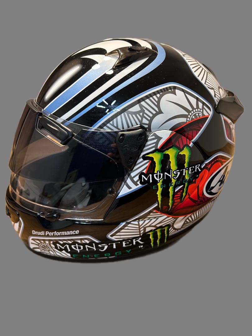 Araiヘルメット中野真矢モデル　レプリカQUANTUM-J XLサイズ