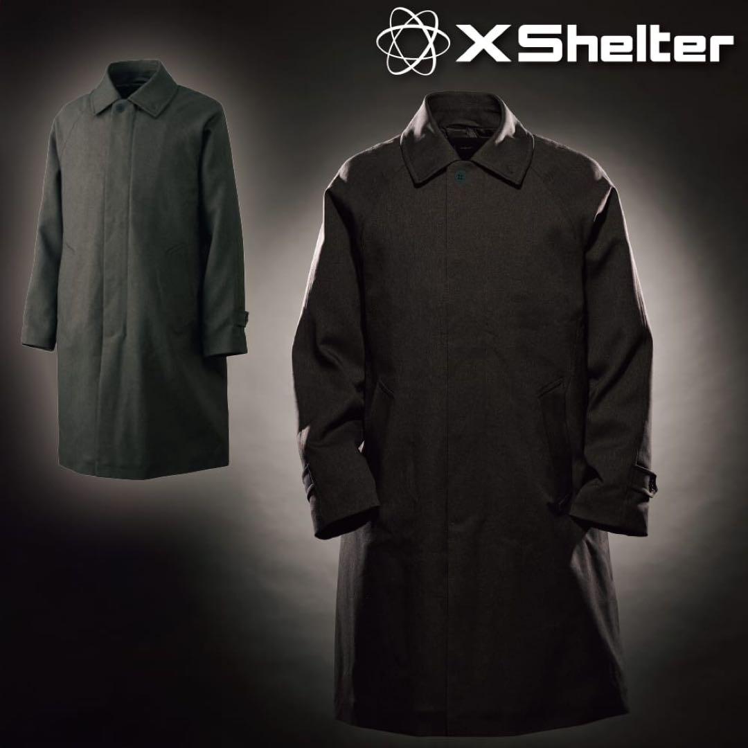 ワークマン エックスシェルター L ブラック　断熱β ステンカラーコート