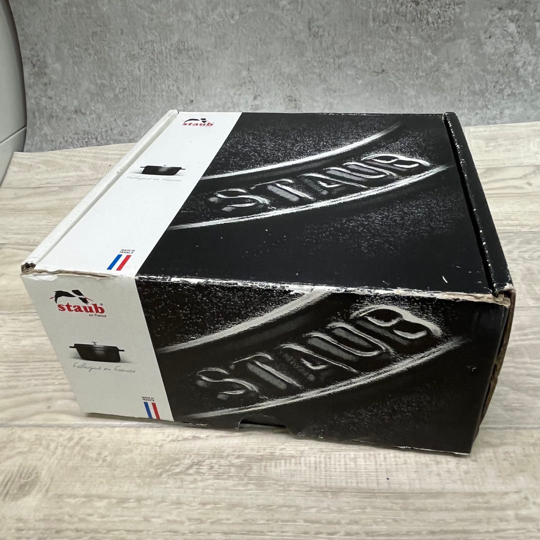 ストウブ ピコ・ココットラウンド グレー 両手鍋 18cm【13227a36】