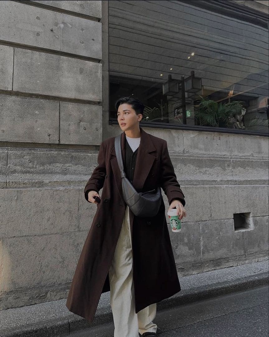 ジャケット・アウター Apartment Three Double-Breasted Overcoat
