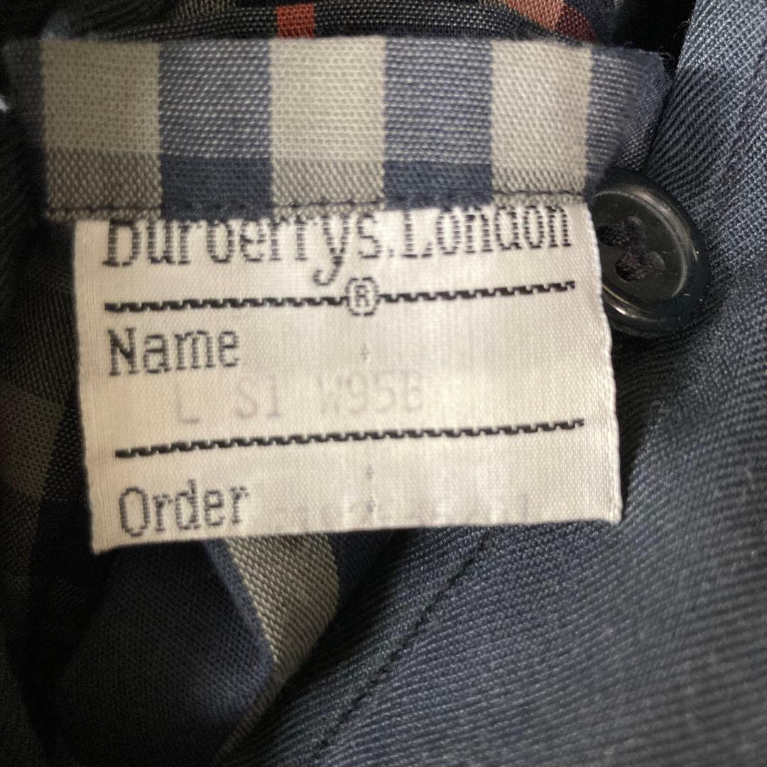 Y121002 バーバリー ライナー付きトレンチコート　ネイビー　L