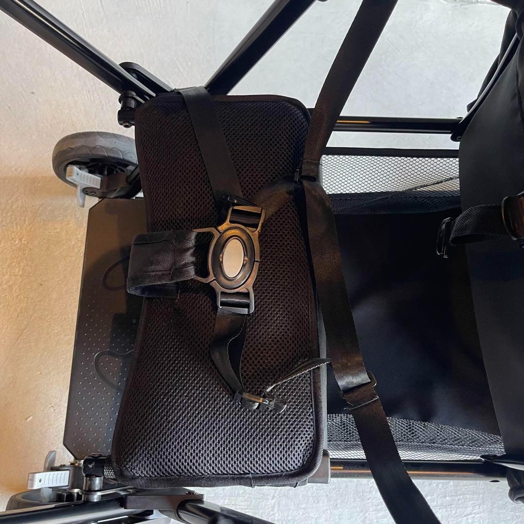 8m07_美品 カトージ 二人乗りベビーカー 二人でゴー 限定カラー