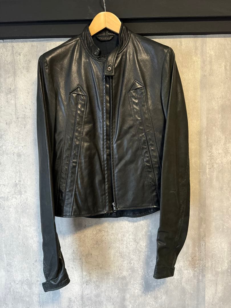 Maison Margiela八の字ライダース ブラックメゾンマルタンマルジェラ