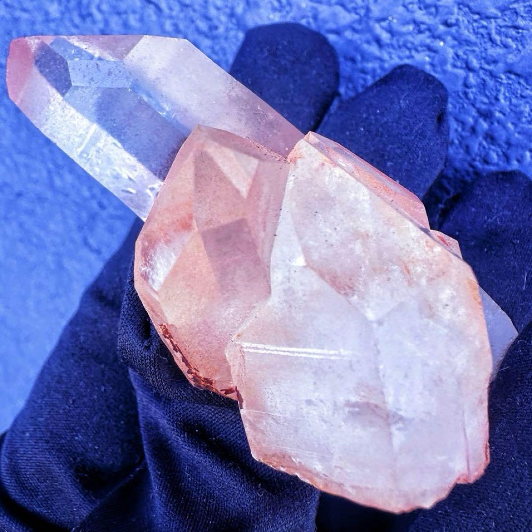 希少❗️高透明度❗️超綺麗♡超強いパワー ピンクヒマラヤ クラスター天然石A1490