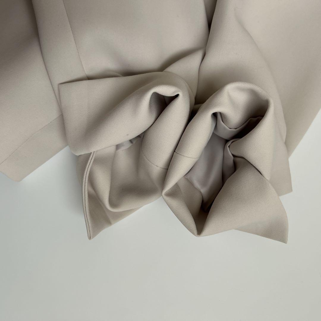 美品♡PLST プラステ　ノーカラー　ワイドパンツスーツ　セレモニー　L　手洗可