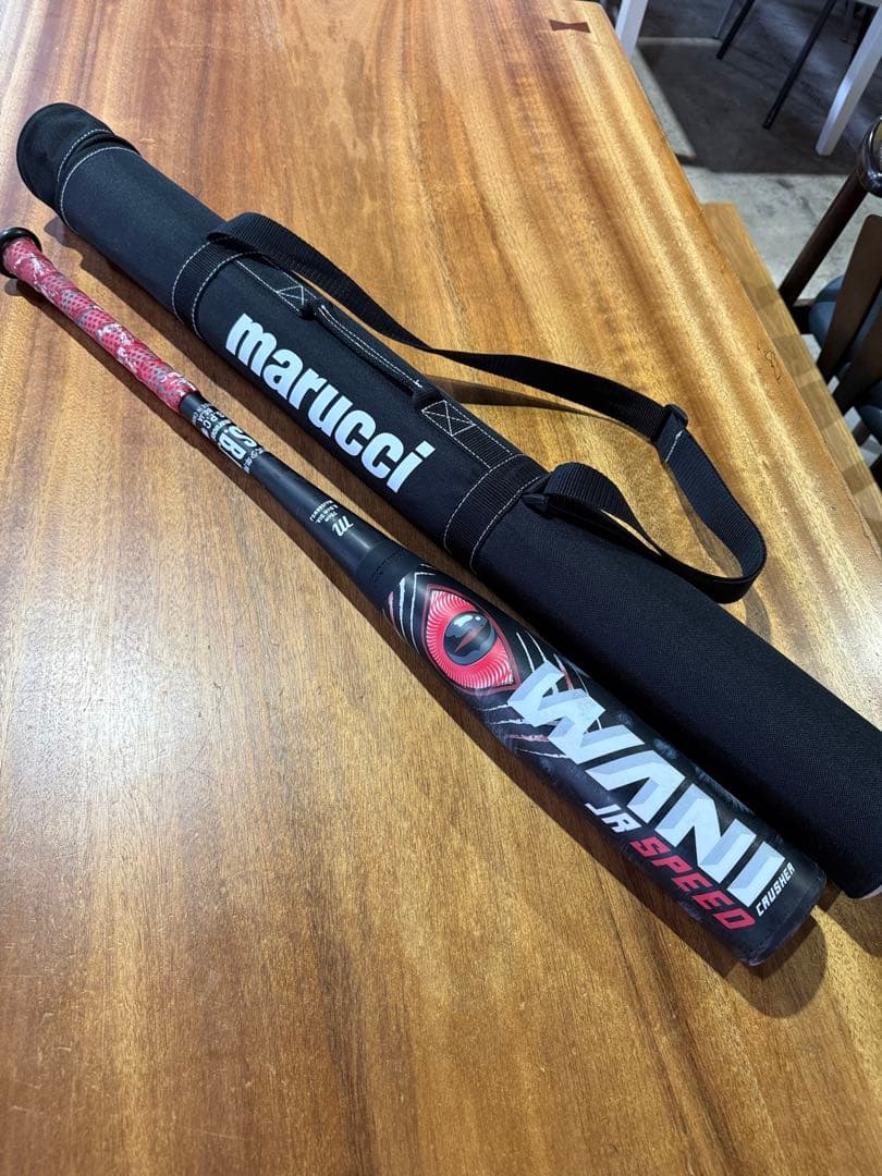 マルチ ワニクラッシャースピード「赤ワニ」 ジュニア 軟式用バット 78cm