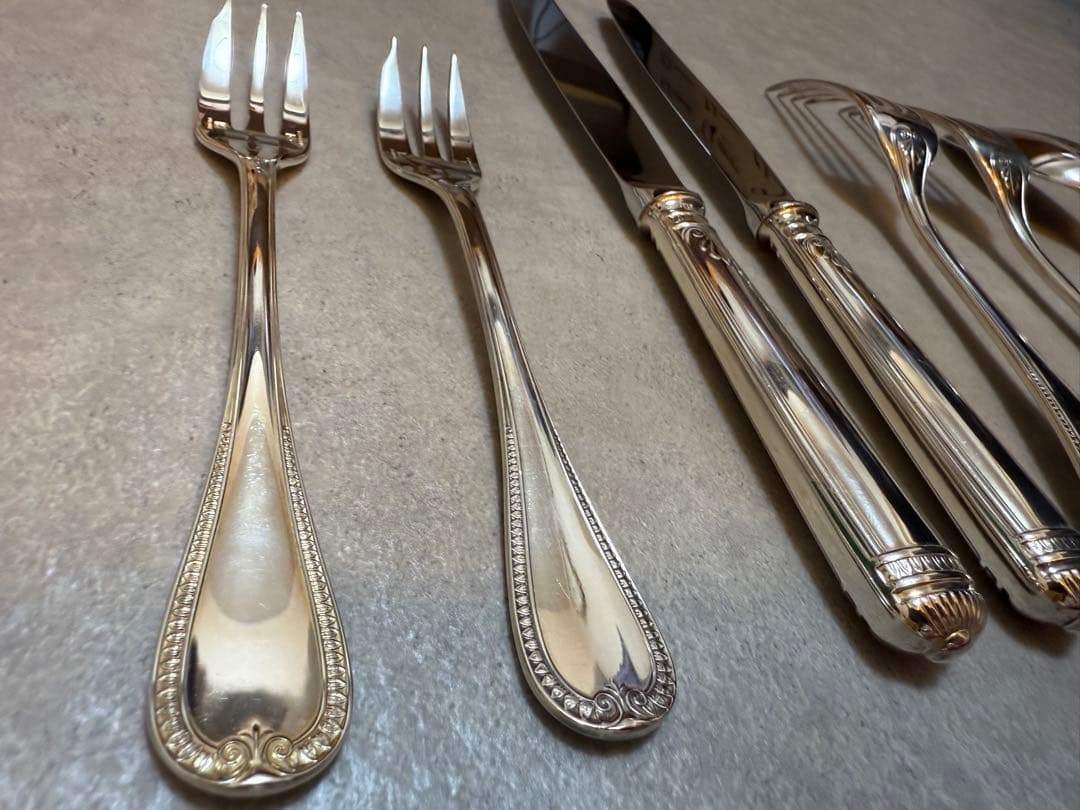 Christofle Malmaisonカトラリーセット 8点②