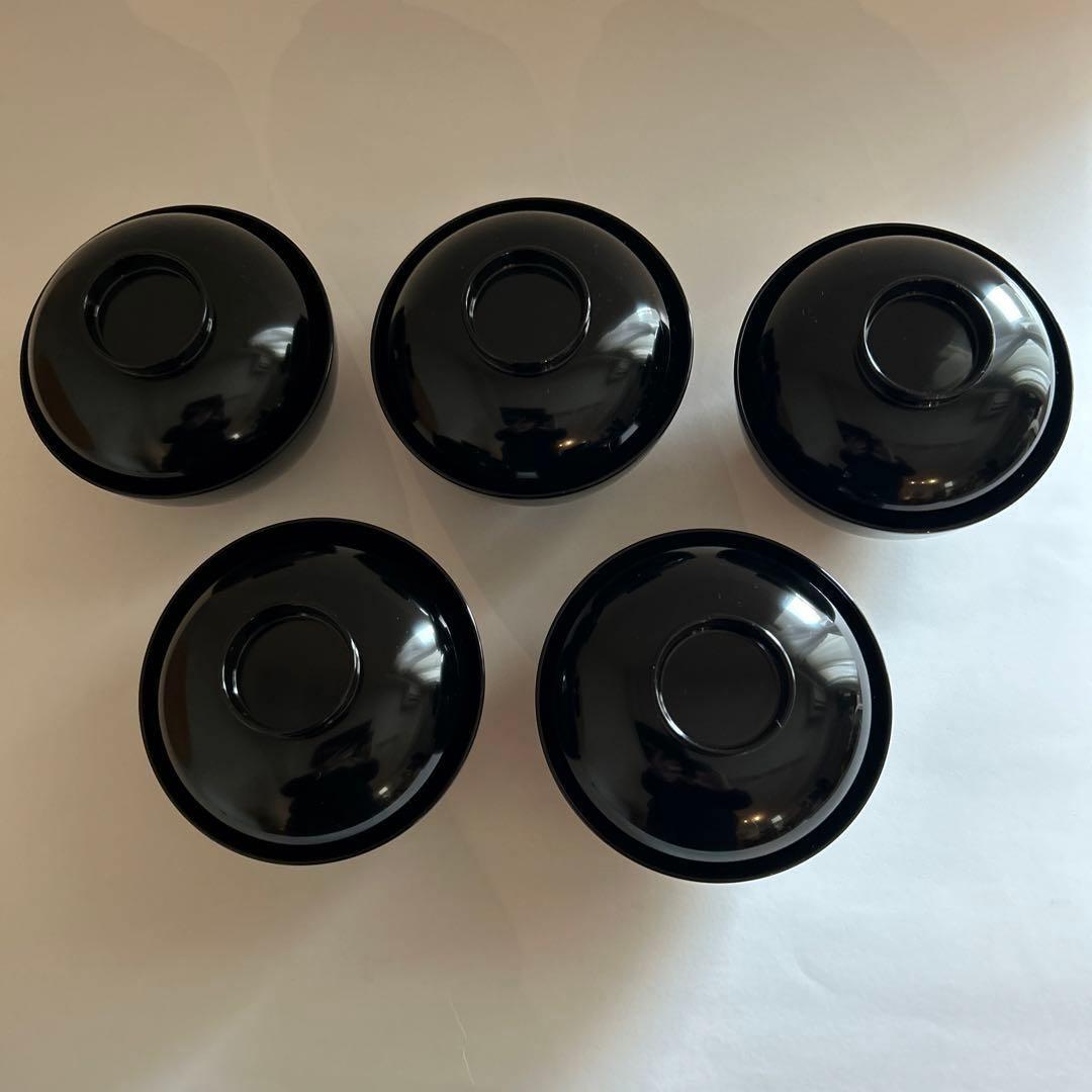 黒漆椀五客揃え