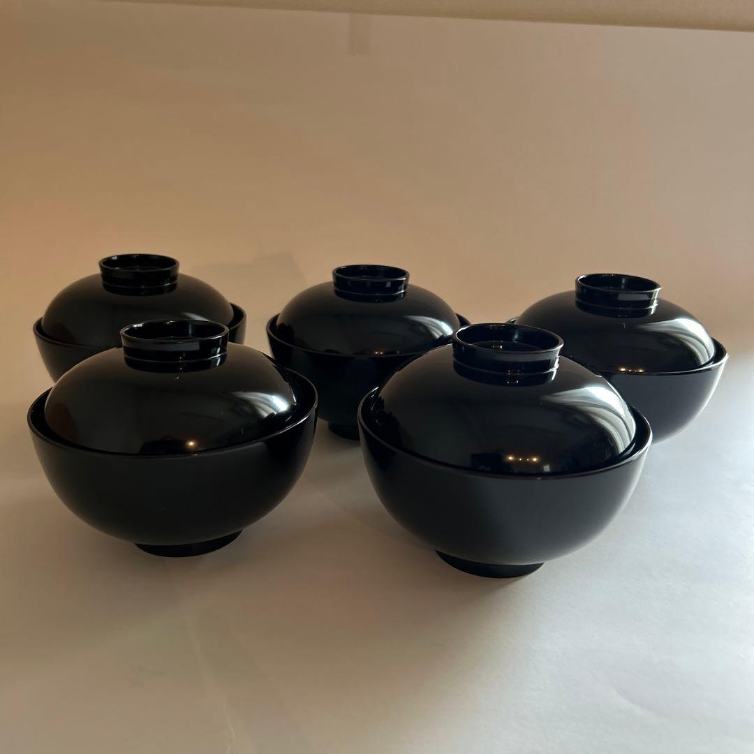 黒漆椀五客揃え