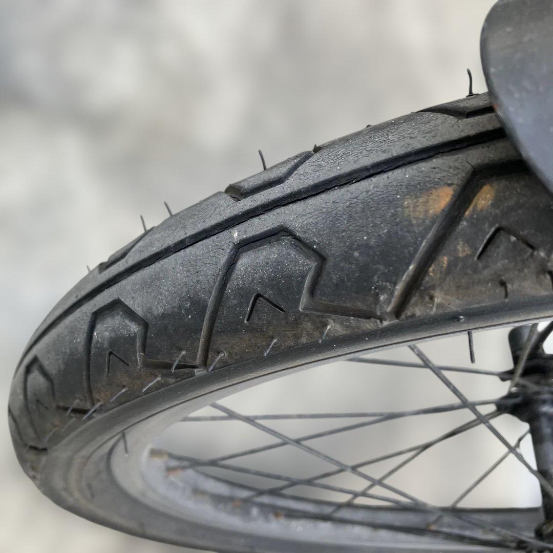 HOPPER 折りたたみ自転車 ブラック　20インチ　外装6段　ヘッドライト付き