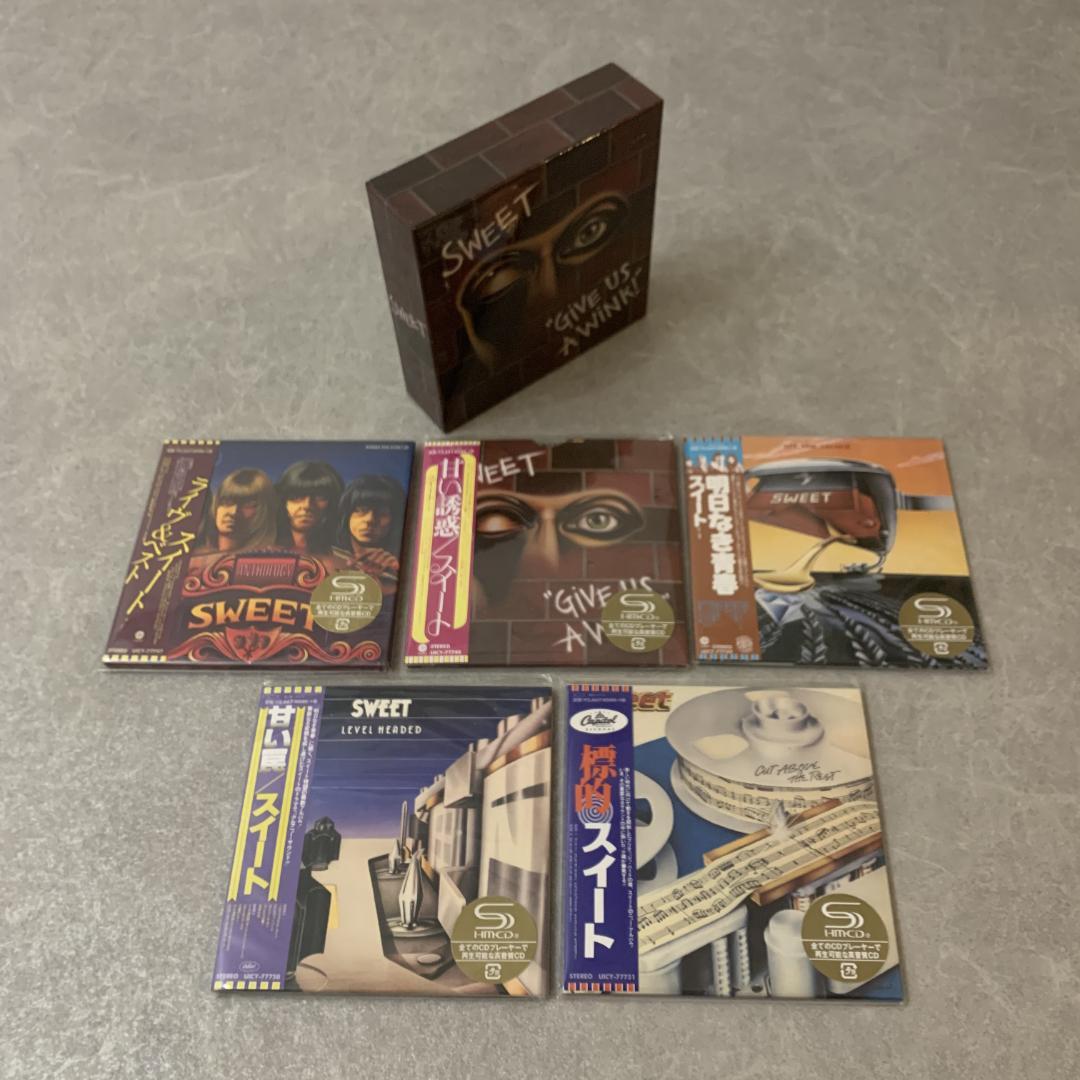 SWEET 紙ジャケ 5タイトル DU特典 SHM CD スイート