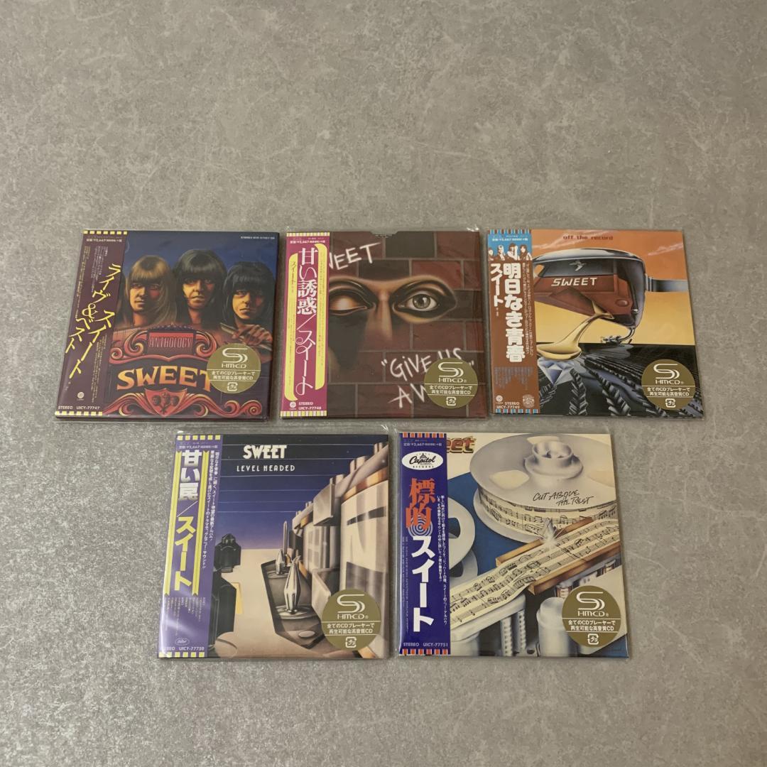 SWEET 紙ジャケ 5タイトル DU特典 SHM CD スイート