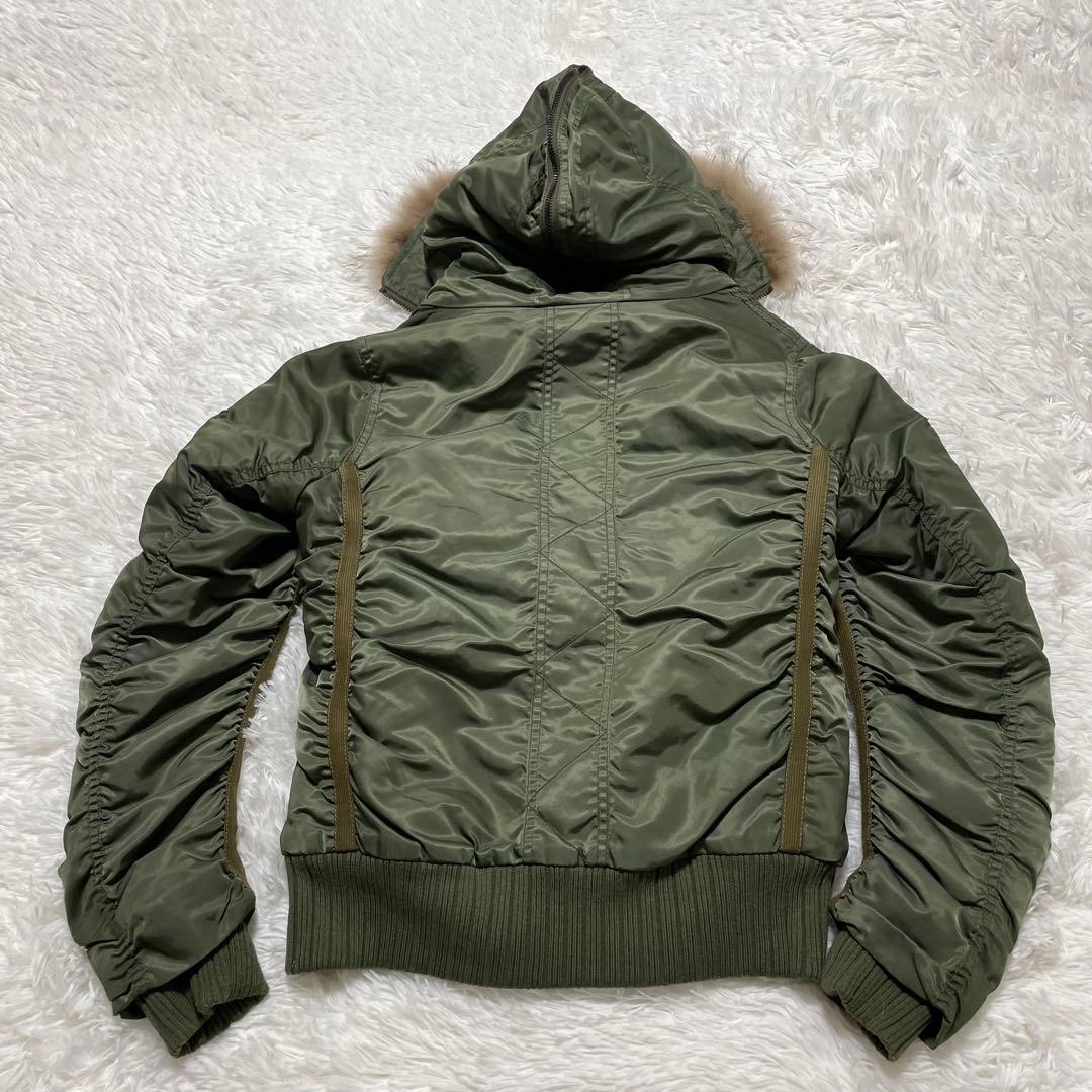 AVIREX リアルファー 短丈 N-2B グランジ y2k 平成ギャル M