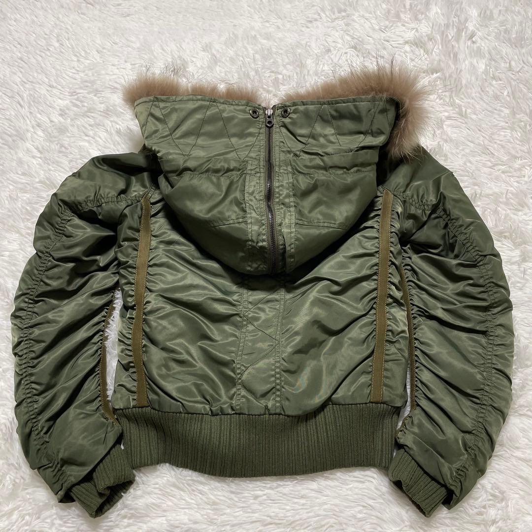 AVIREX リアルファー 短丈 N-2B グランジ y2k 平成ギャル M