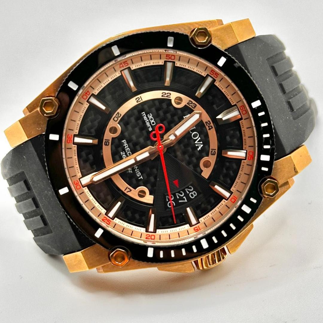 新品電池 Bulova Precisionist 腕時計 300m防水