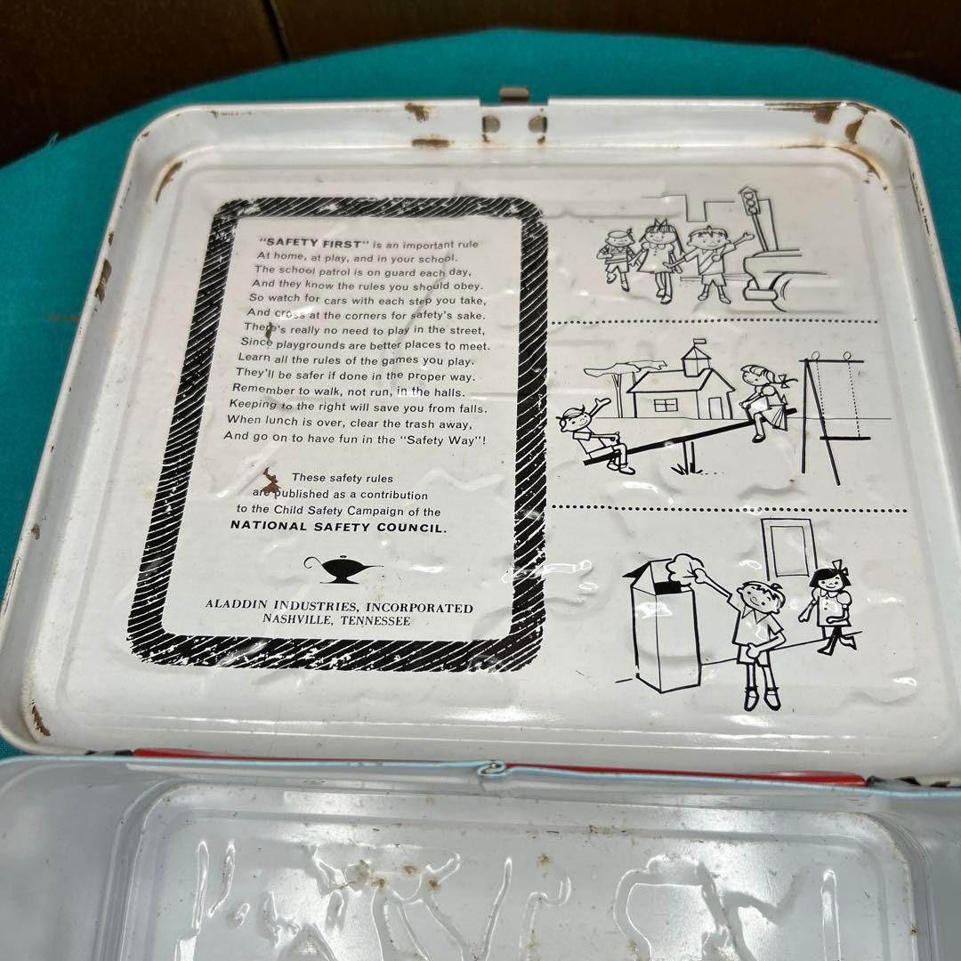 希少ディズニー1970年代ランチボックス缶 アラジンDisney Express