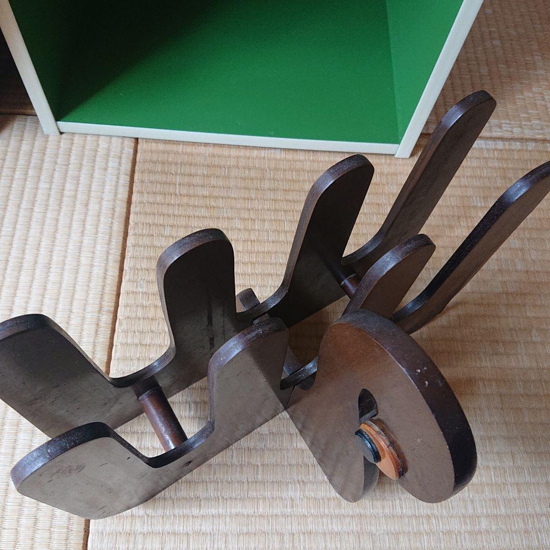 ニチハン製品白鳥スリッパ立てレトロアンティーク