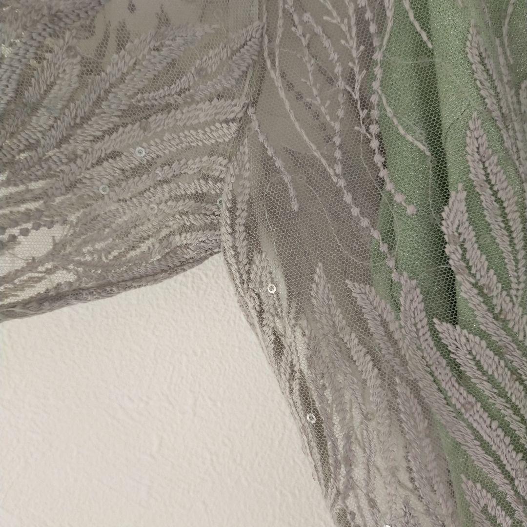 apaです。　kaene　スパンコールエンブロイダリードレス(M)