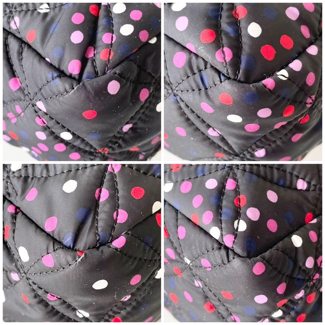 【ほぼ新品】kate spade トートバッグ キルティング ナイロン マザーズ