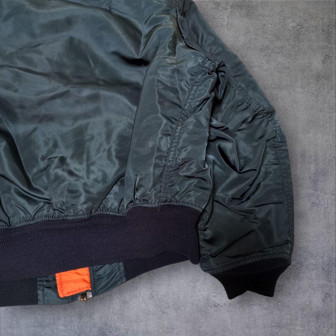 希少✨USA製 アルファインダストリーズ MA-1 ネイビー L 90s