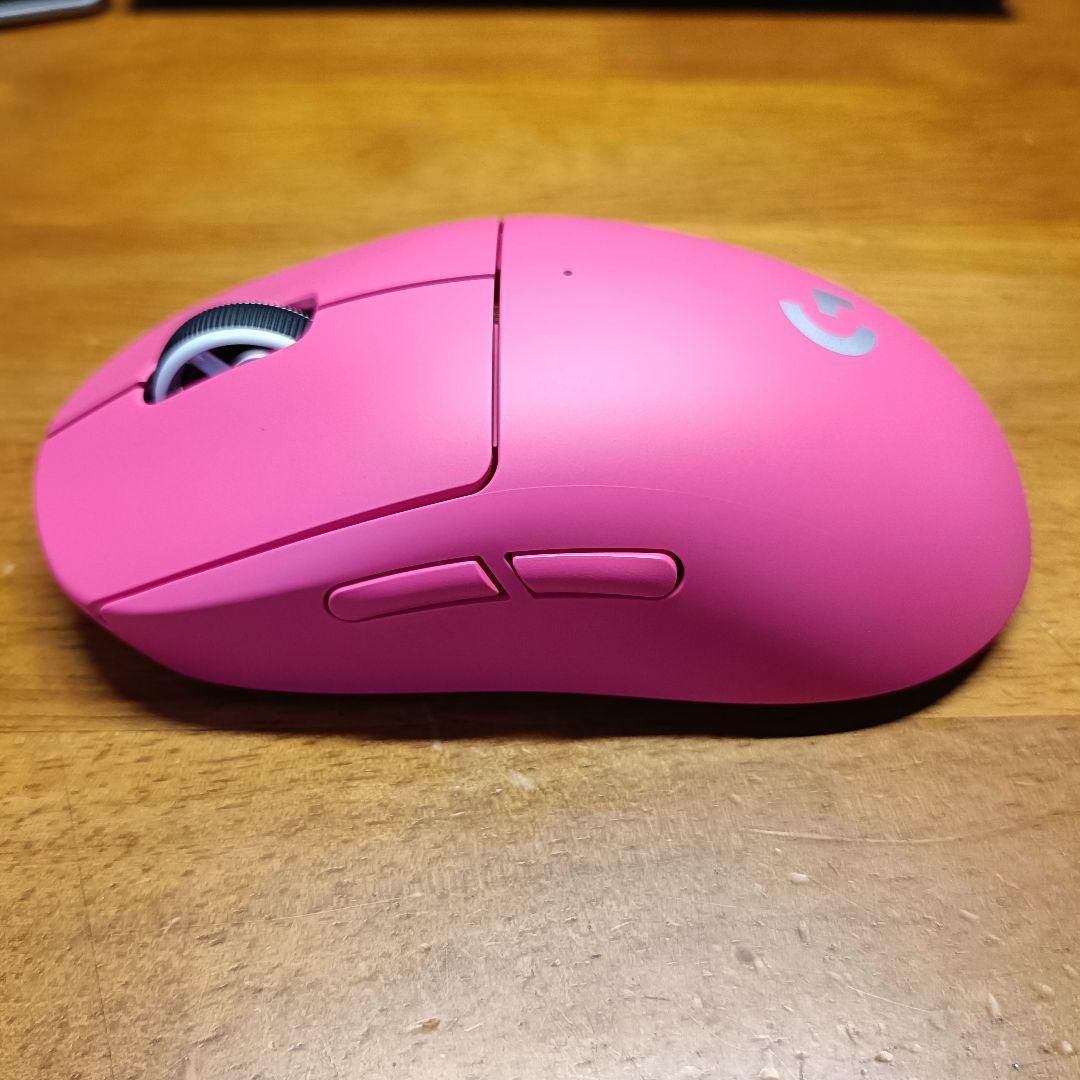 【 美品 】Logicool G PRO X SUPERLIGHT (マゼンタ)
