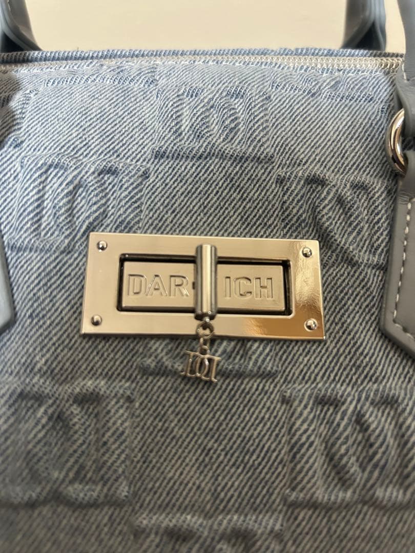 ダーリッチ エンボスロゴデニムボストンバッグ ノベルティ
