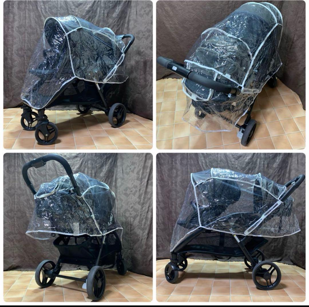 Joie エヴァライトデュオ【2人乗りベビーカー】 レインカバーつき