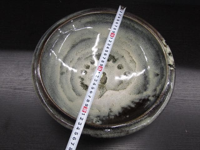 【未使用品】肥前伊万里焼 今里窯 六代 味鉄 大型 水盤 共箱付