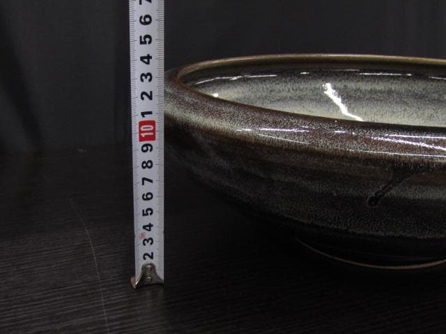 【未使用品】肥前伊万里焼 今里窯 六代 味鉄 大型 水盤 共箱付