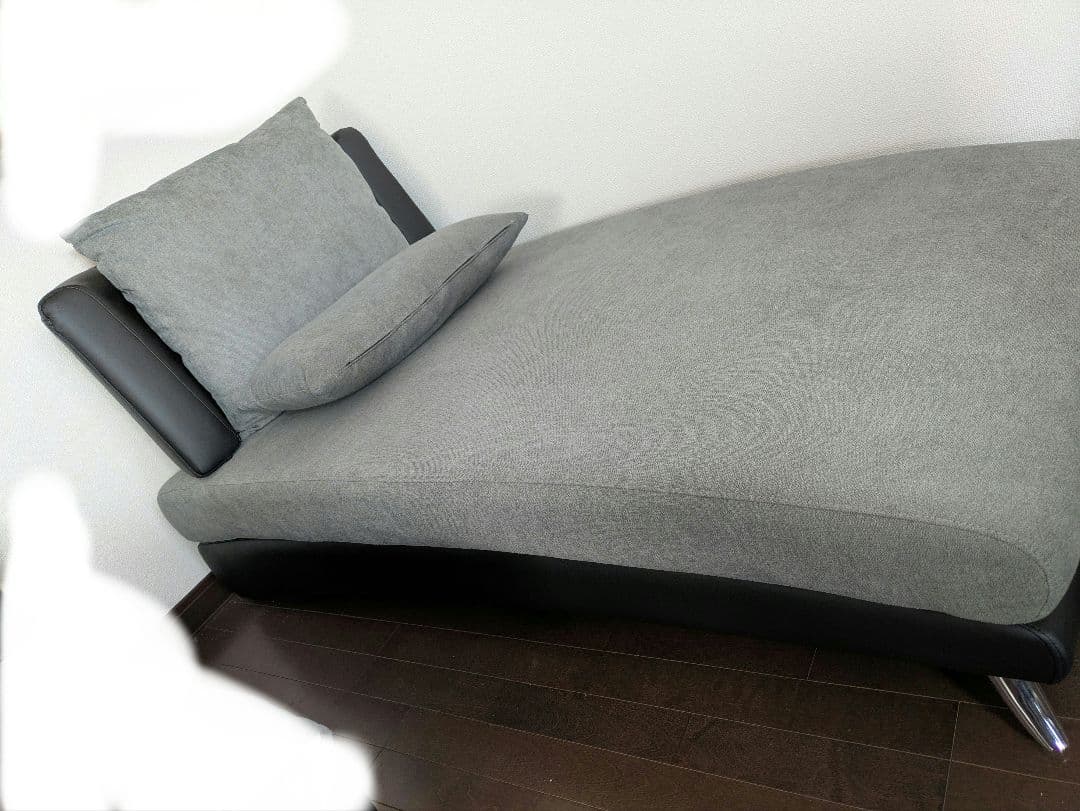 カウチソファ、黒とグレー、Libre、セット1/3