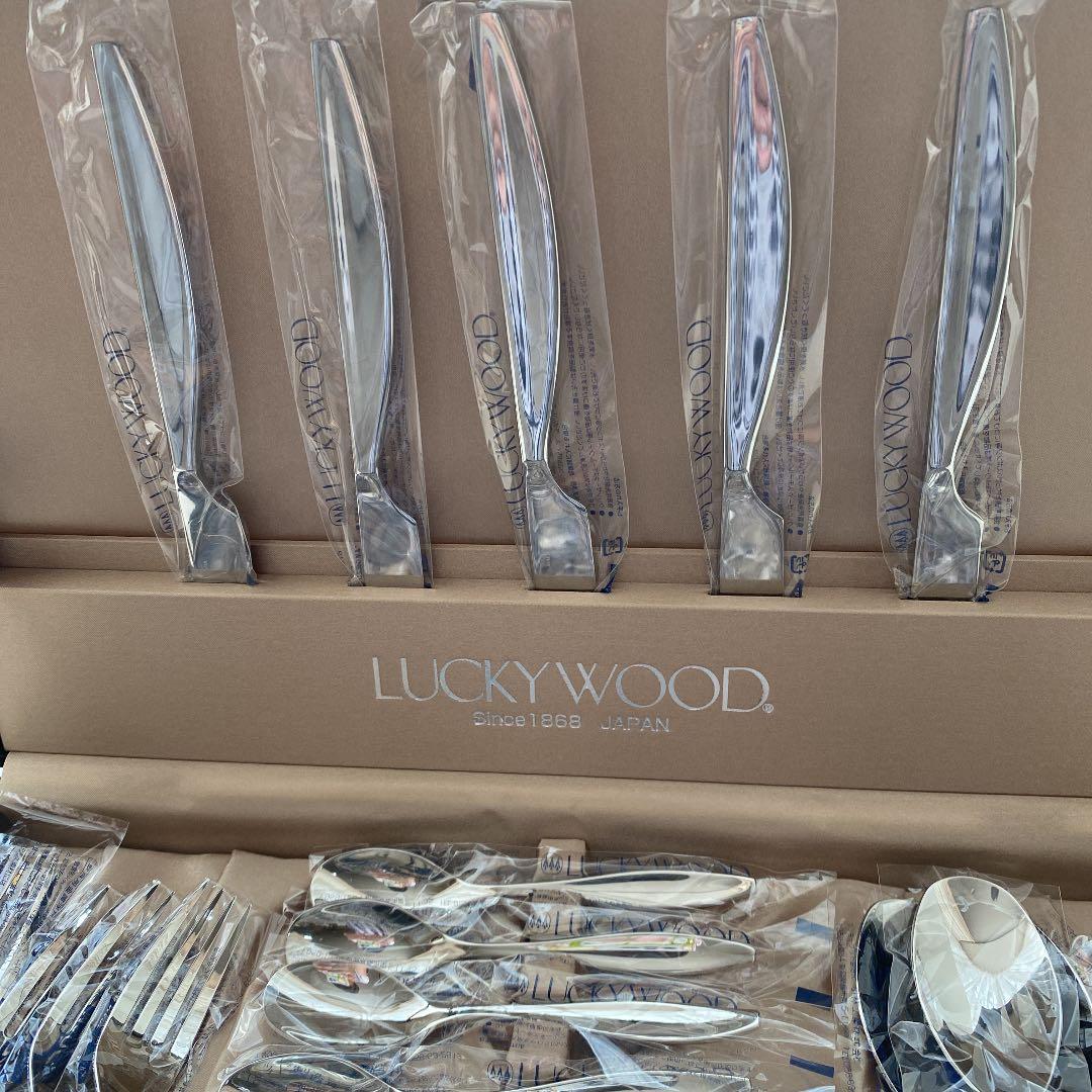 カトラリーセット25本(小林工業ラッキーウッド)