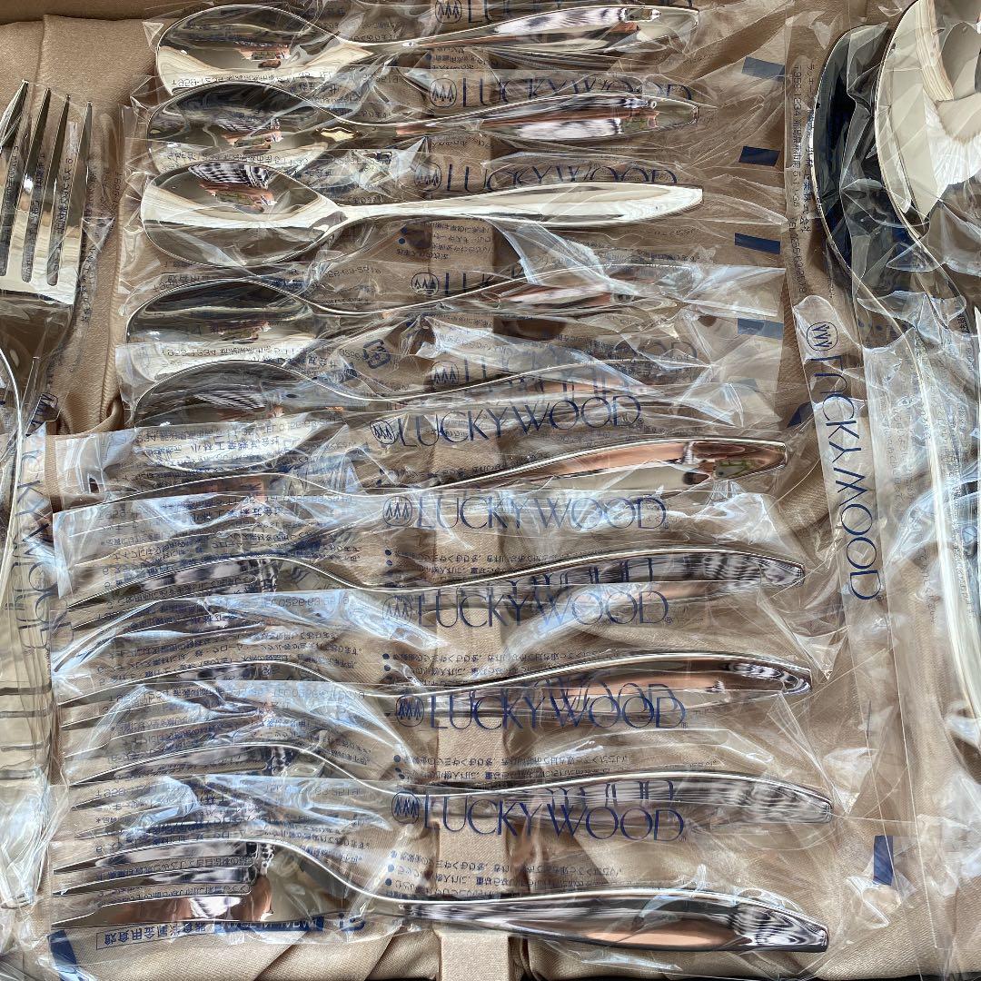 カトラリーセット25本(小林工業ラッキーウッド)