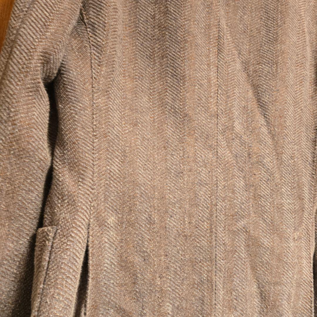 LARDINI ラルディーニ　サイズ46 茶色とグレー ジャケット フラワーピン