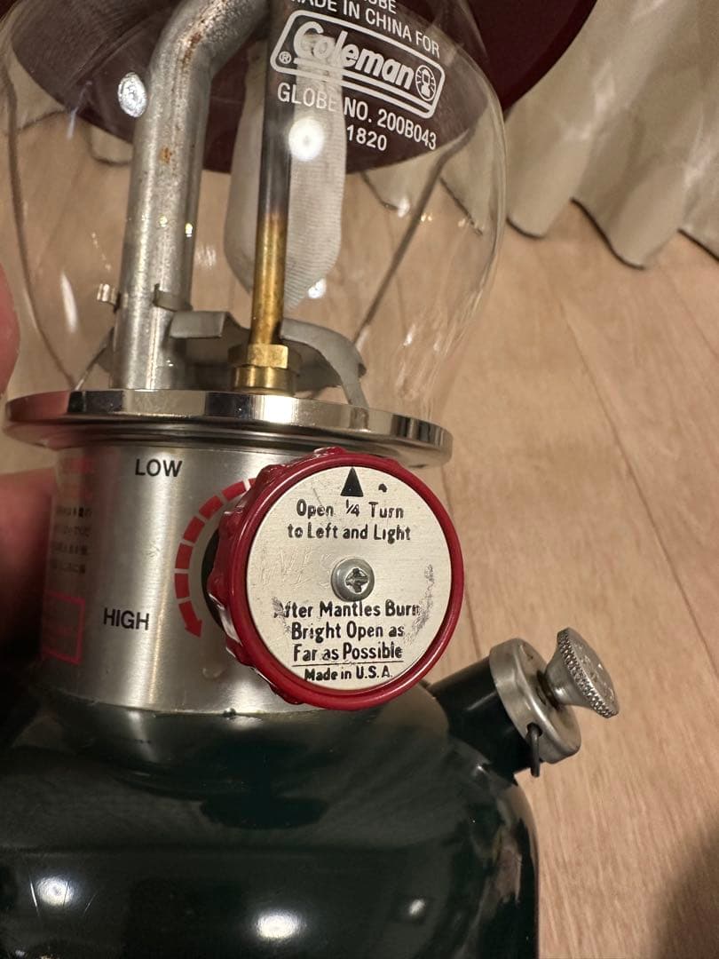 Coleman 286Aカスタム　クリスマスランタン