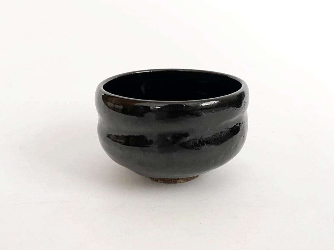 茶道具　陶芸家　十二代　樂吉左衛門　樂弘入　黒楽茶碗　抹茶碗
