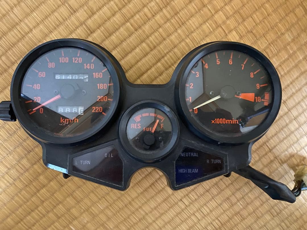 CBX400F 純正メーター